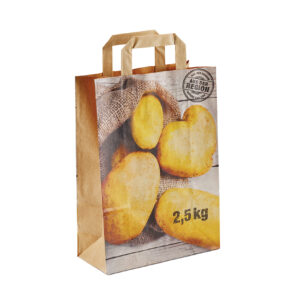 Carrier bag – fruit and vegetables – with flat handles