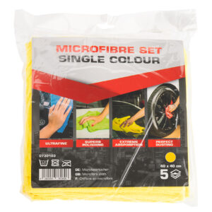Microfibre cloths single colour